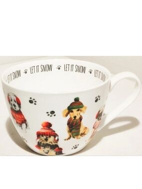 Sale🎁Portobello By Design 'Let It Snow' Bone China Mug...Fiem‼️